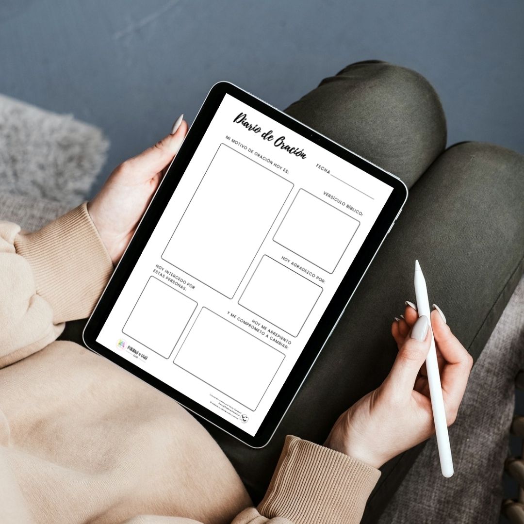 Plantilla diario de oración