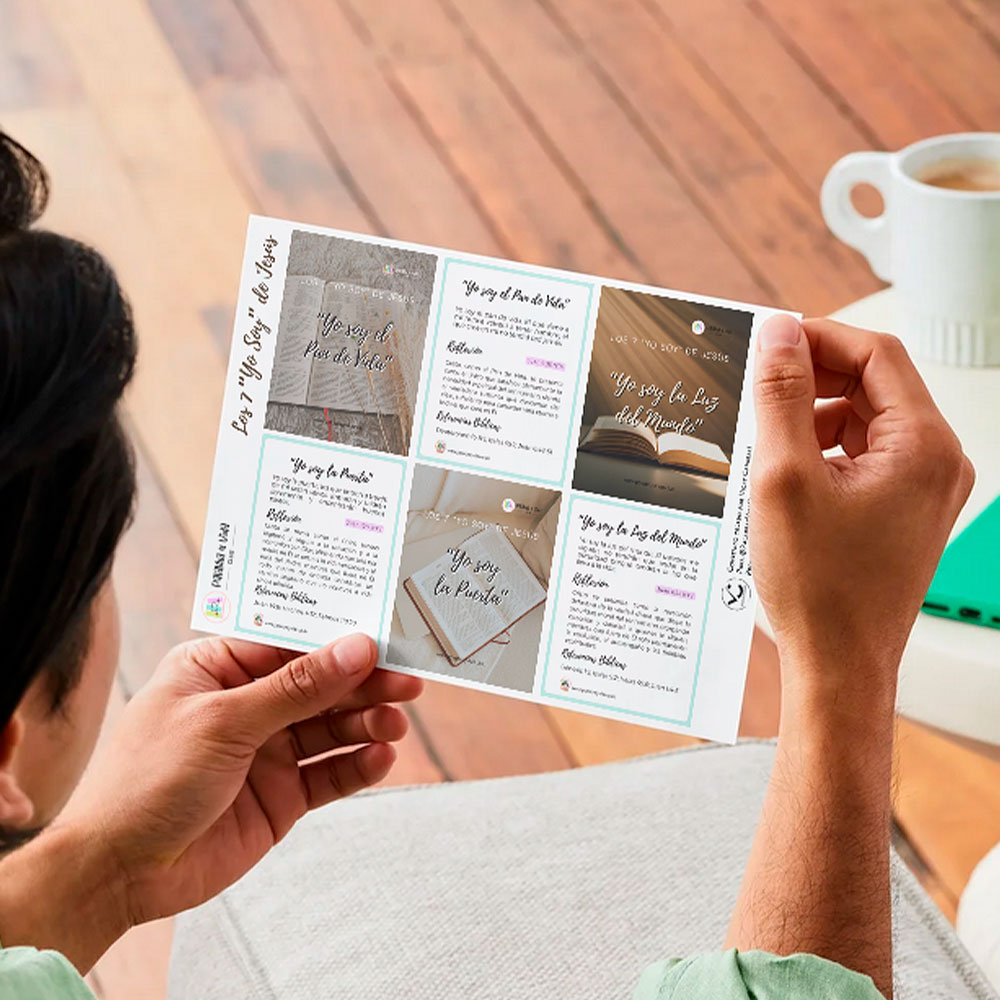 Los 7 "Yo Soy" de Jesús Tarjetas - Imagen 2