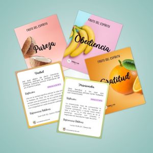 Fruto del Espíritu Santo - Tarjetas