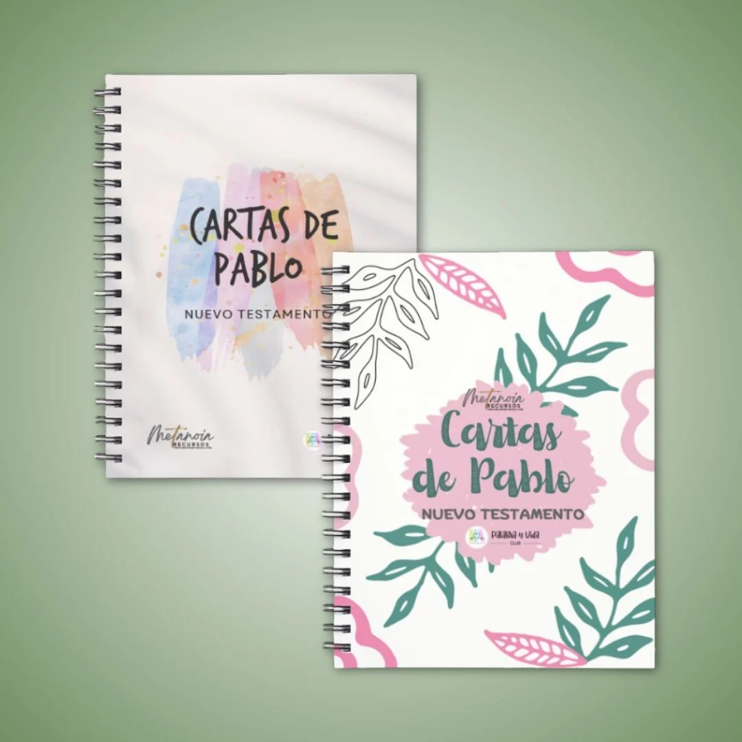 Libreta de las cartas de Pablo: cuaderno de estudio bíblico para leer con intención y crecer en la fe