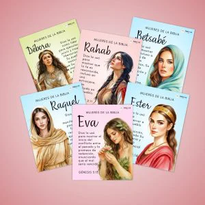 Mujeres de la Biblia: tarjetas que muestran cómo Dios actuó en su historia
